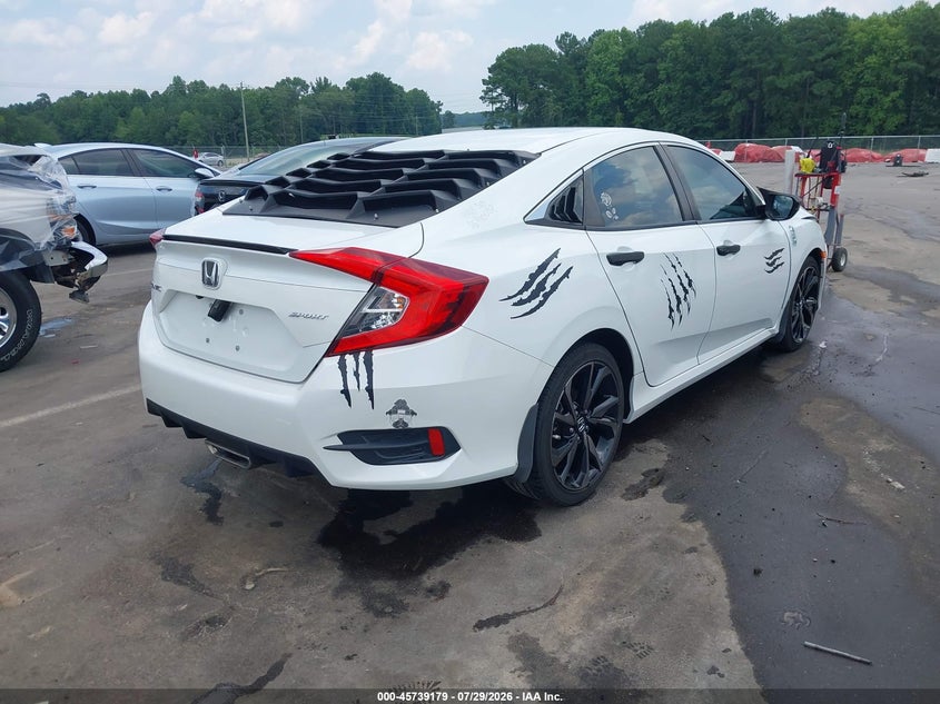 Vin: 19xfc2f83me003546, lot: 46237882, honda civic sport 20214