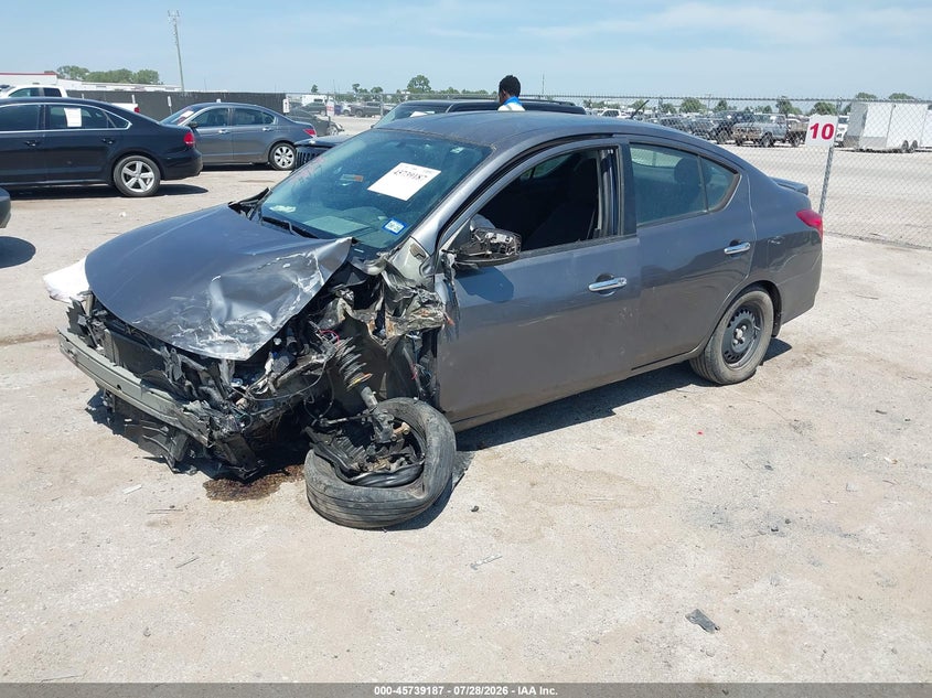 Vin: 3n1cn7ap7gl826072, lot: 46237891, nissan versa 1.6 sv 20162