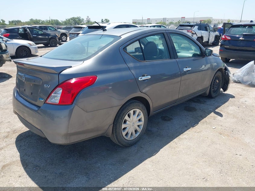 Vin: 3n1cn7ap7gl826072, lot: 46237891, nissan versa 1.6 sv 20164