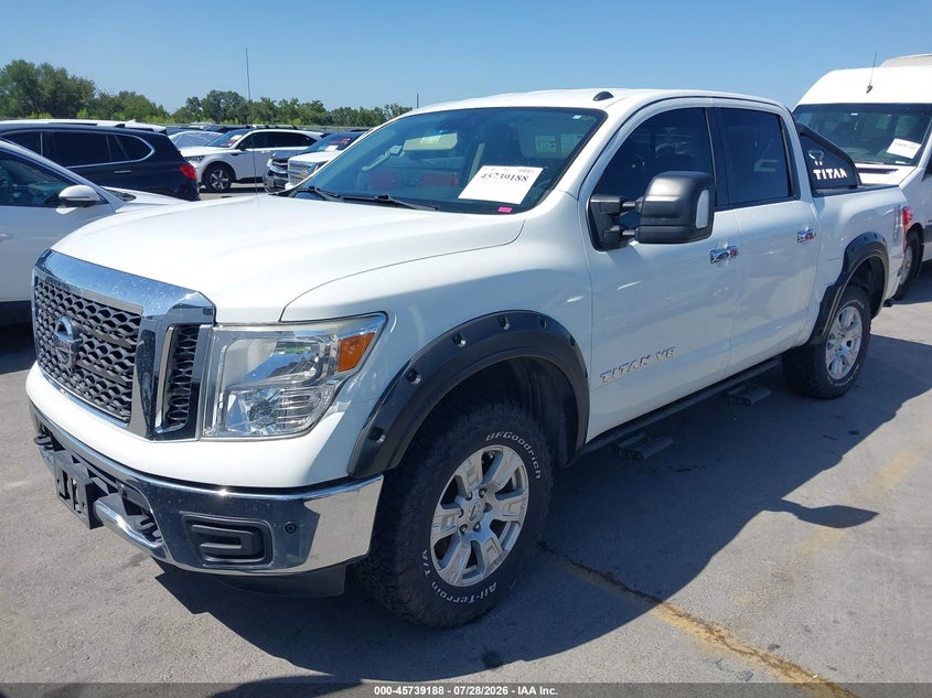 Vin: 1n6aa1e54jn550640, lot: 46237892, nissan titan sv 20182