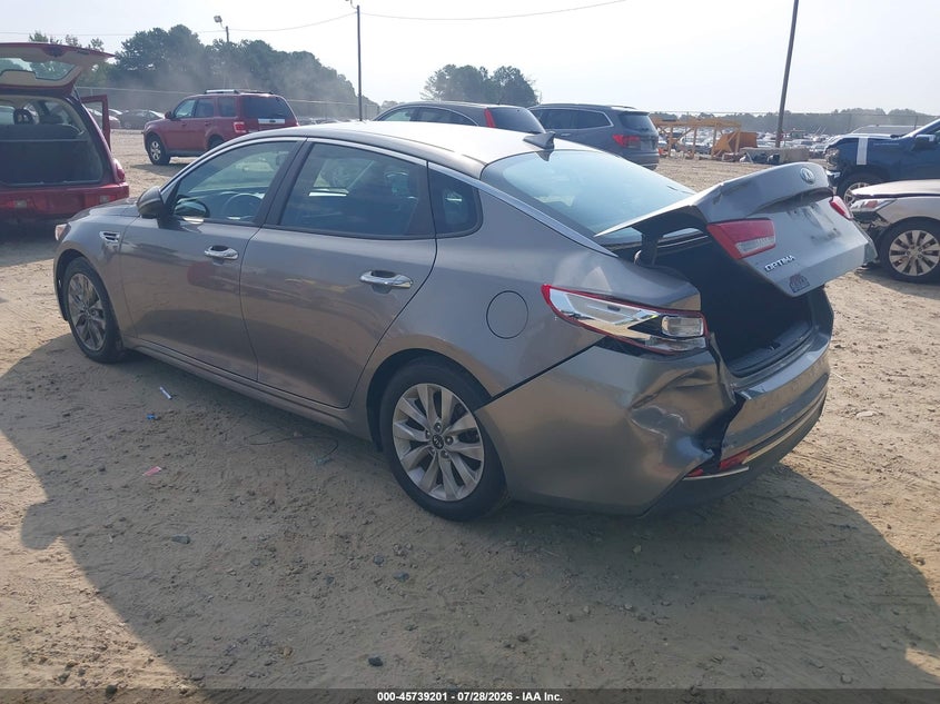 Vin: 5xxgt4l30gg014766, lot: 46237905, kia optima lx 20163