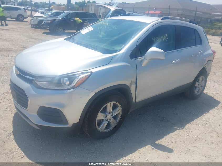Vin: kl7cjlsb7lb314549, lot: 46237907, chevrolet trax fwd lt 20202