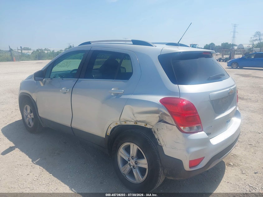 Vin: kl7cjlsb7lb314549, lot: 46237907, chevrolet trax fwd lt 20203