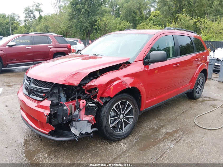 Vin: 3c4pdcab6ht630060, lot: 46237908, dodge journey se 20172