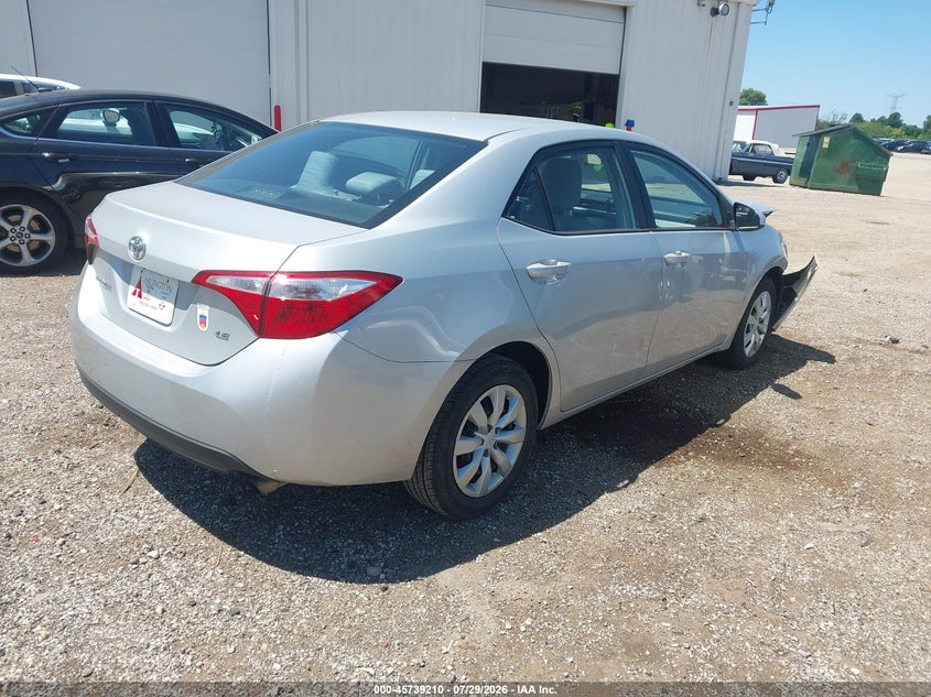 Vin: 2t1burhe0gc562580, lot: 46237914, toyota corolla le 20164