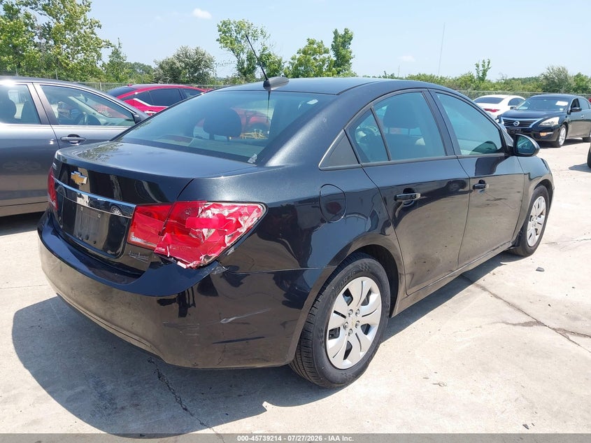 Vin: 1g1pa5shxf7210500, lot: 46237918, chevrolet cruze ls auto 20154