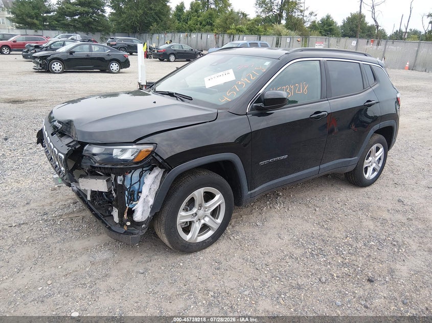 Vin: 3c4njdbn3pt560398, lot: 46237922, jeep compass latitude 4x4 20232