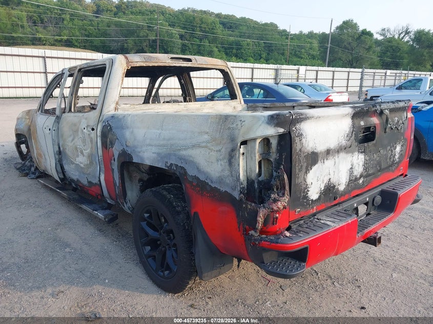 Vin: 3gcukrec4hg505582, lot: 46237939, chevrolet silverado 1500 lt 20173