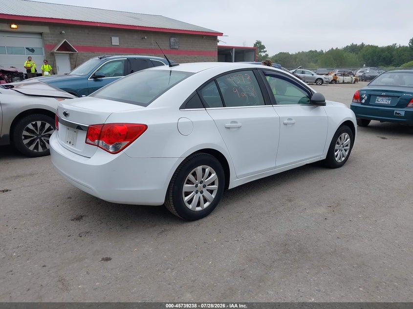 Vin: 1g1pc5sh2b7287544, lot: 46237942, chevrolet cruze ls 20114