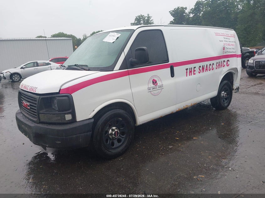 Vin: 1gts7afx6c1119121, lot: 46237949, gmc savana 1500 work van 20122