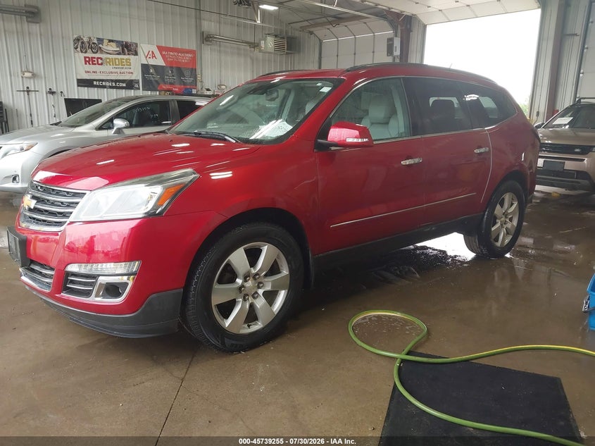2014 Chevrolet Traverse, Right Front, IAAI, VIN 1GNKVJKD1EJ256513 — photo 2