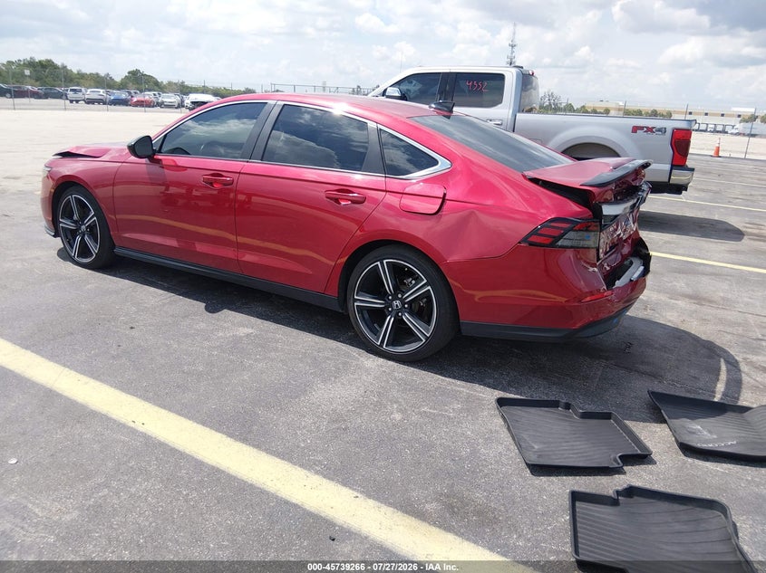 Vin: 1hgcy2f55sa016679, lot: 46237970, honda accord hybrid sport 20253
