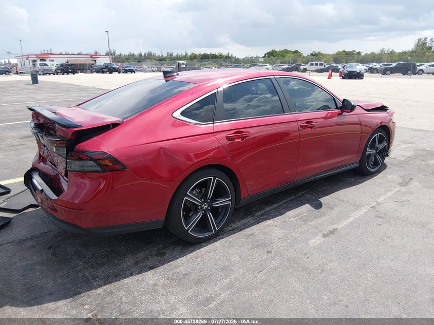 Vin: 1hgcy2f55sa016679, lot: 46237970, honda accord hybrid sport 20254