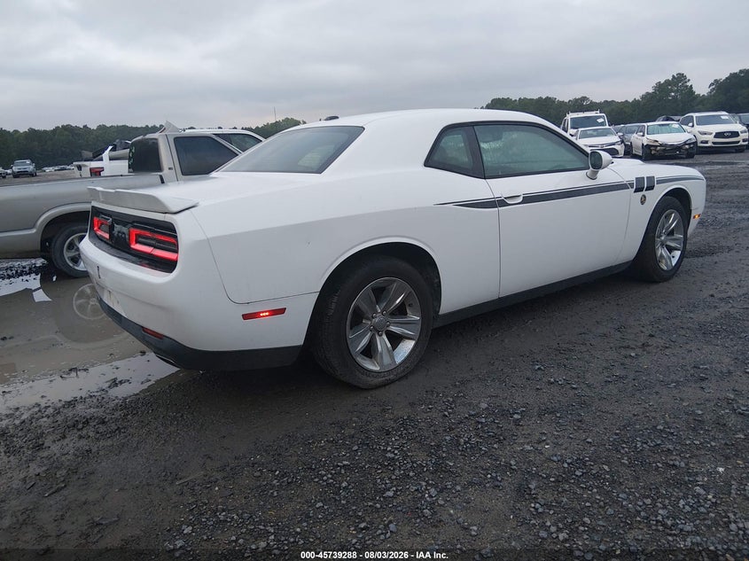 Vin: 2c3cdzag2fh793831, lot: 46237992, dodge challenger sxt 20154