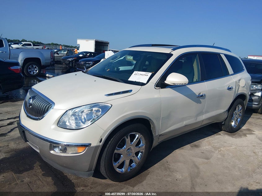 2010 Buick Enclave, Left Rear, IAAI, VIN 5GALRBED7AJ144877 — photo 2