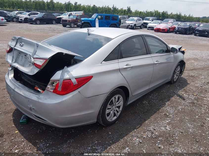 Vin: 5npeb4ac8bh199711, lot: 46238046, hyundai sonata gls 20114