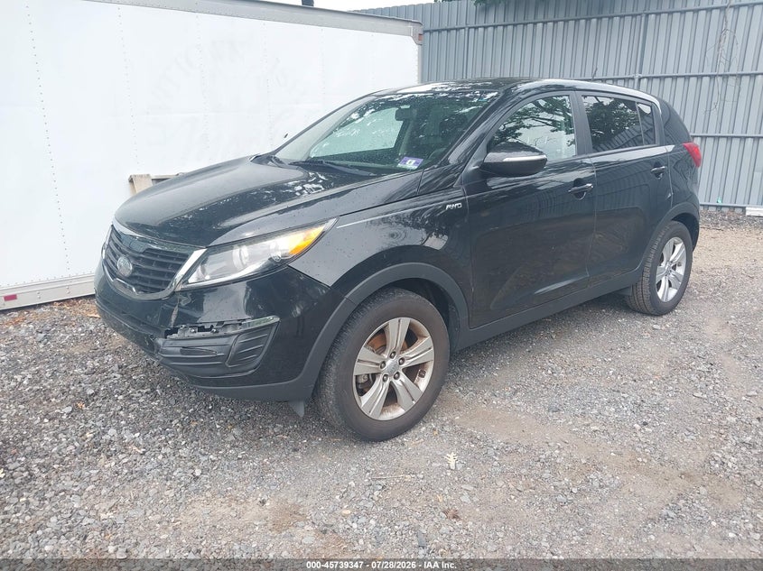 Vin: kndpbca24d7377440, lot: 46238051, kia sportage lx 20132