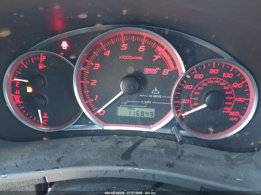 2014 SUBARU IMPREZA WRX auction photo 7