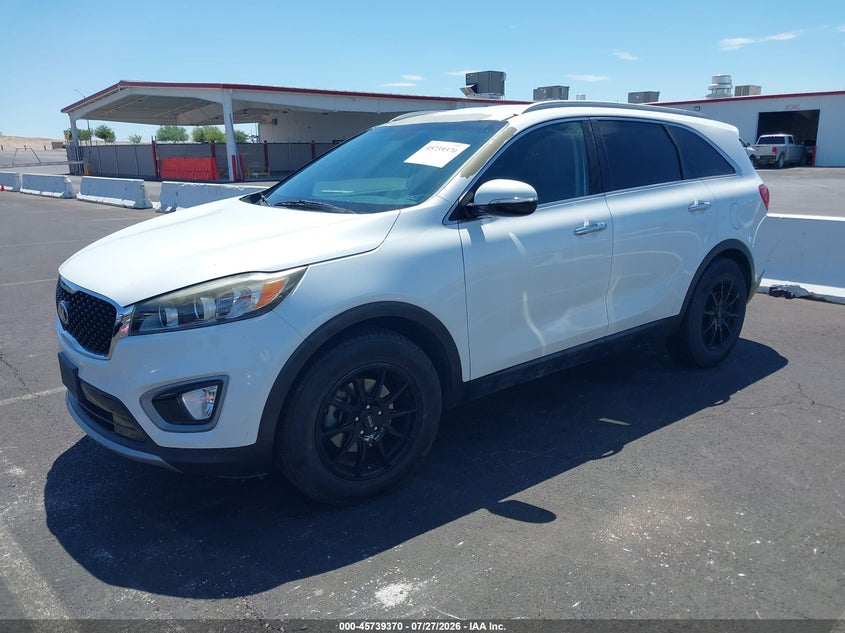 Vin: 5xyph4a11gg001474, lot: 46238074, kia sorento 2.0t ex 20162