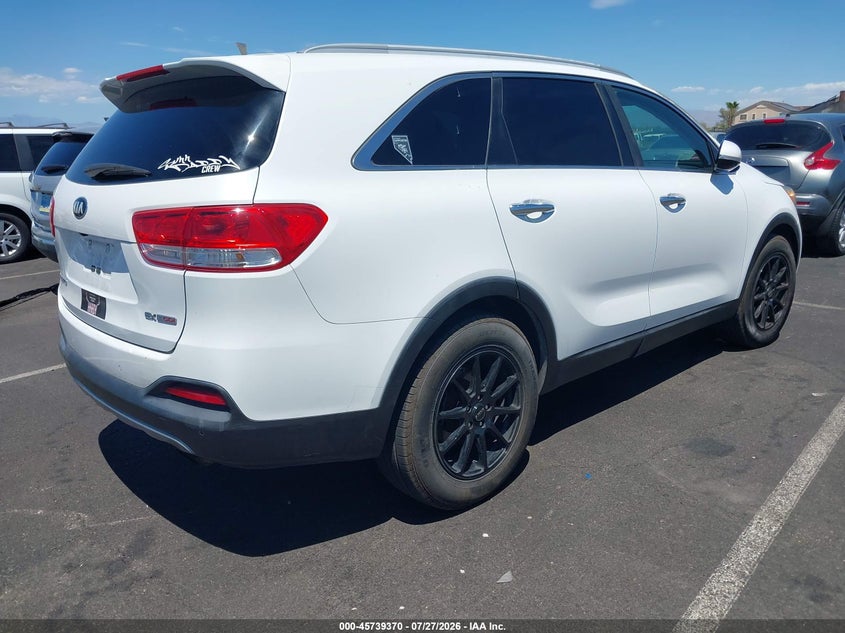 Vin: 5xyph4a11gg001474, lot: 46238074, kia sorento 2.0t ex 20164