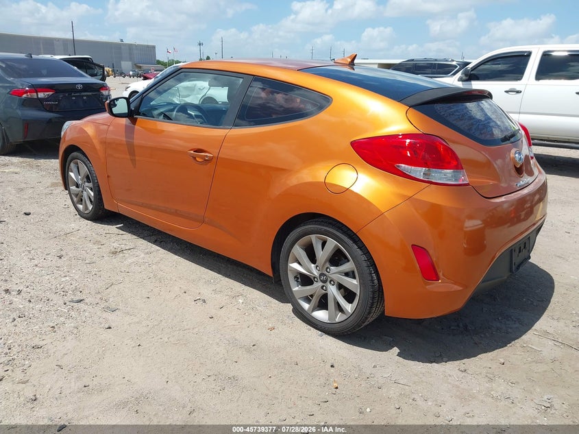 Vin: kmhtc6ad4gu293179, lot: 46238081, hyundai veloster 20163