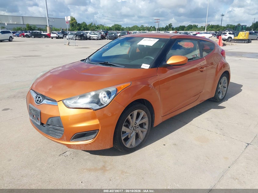 Vin: kmhtc6ad4gu293179, lot: 46238081, hyundai veloster 20162