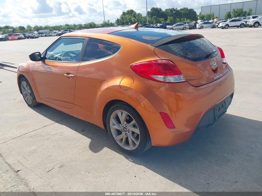 Vin: kmhtc6ad4gu293179, lot: 46238081, hyundai veloster 20163
