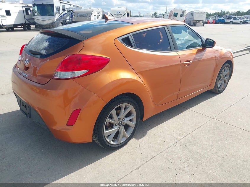 Vin: kmhtc6ad4gu293179, lot: 46238081, hyundai veloster 20164
