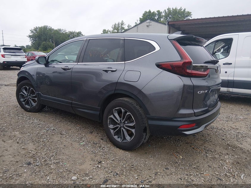 Vin: 2hkrw2h89nh631030, lot: 46238115, honda cr-v awd ex-l 20223