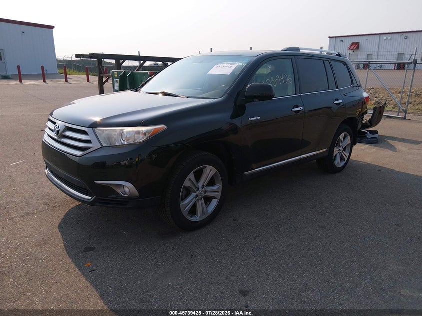 Vin: 5tddk3eh3ds243803, lot: 46238129, toyota highlander limited v6 20132