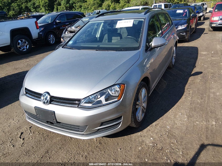 2016 VOLKSWAGEN GOLF SPORTWAGEN auction photo 2
