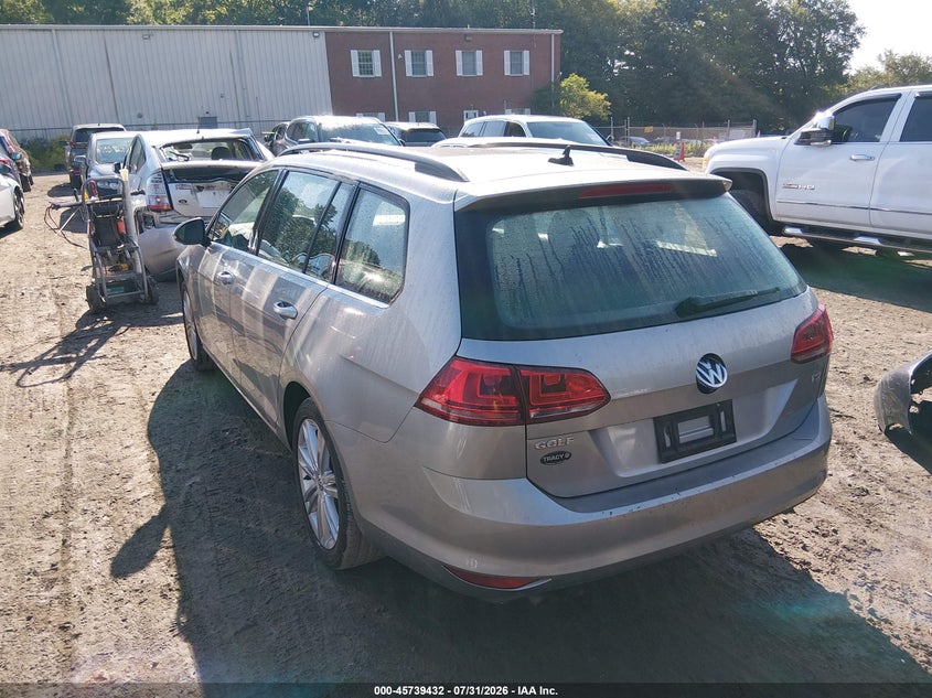 2016 VOLKSWAGEN GOLF SPORTWAGEN auction photo 3