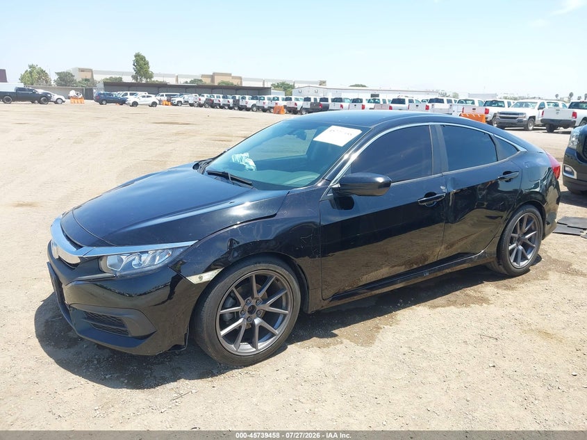 2016 Honda Civic, Right Front, IAAI, VIN 2HGFC2F54GH532651 — photo 2