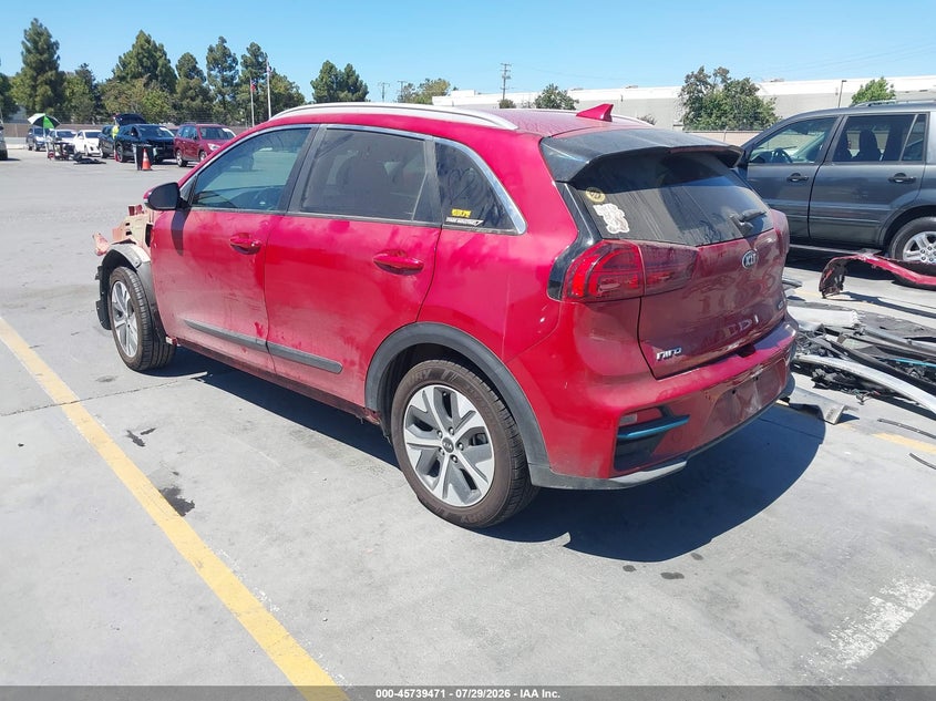 Vin: kndce3lg5l5052952, lot: 46238175, kia niro ev ex premium 20203