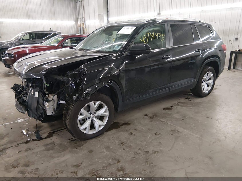 Vin: 1v2kr2ca6jc551644, lot: 46238179, volkswagen atlas 3.6l v6 se 20182