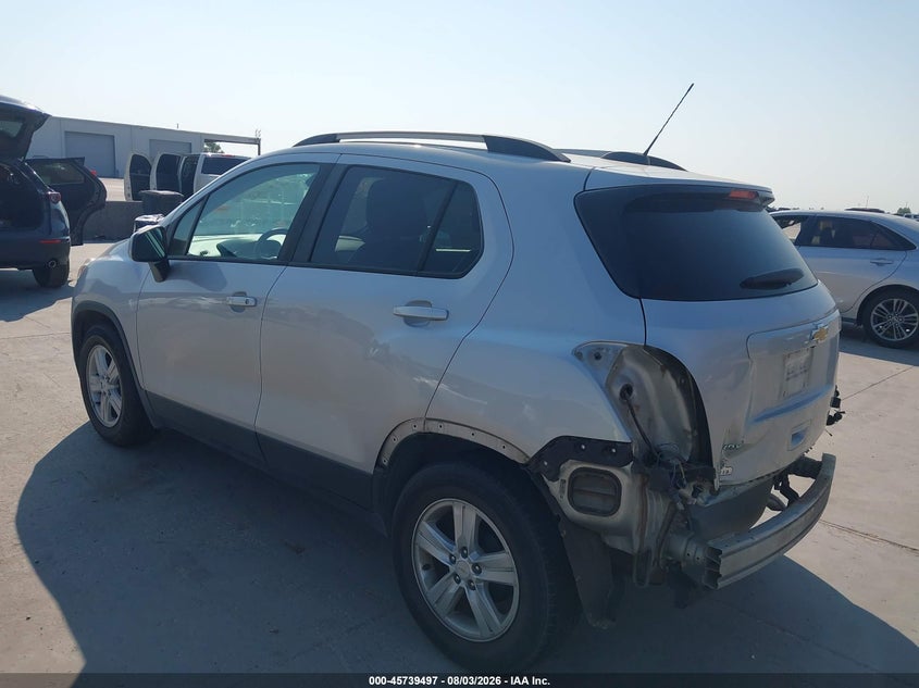 Vin: kl7cjlsb0mb305810, lot: 46238201, chevrolet trax fwd lt 20213