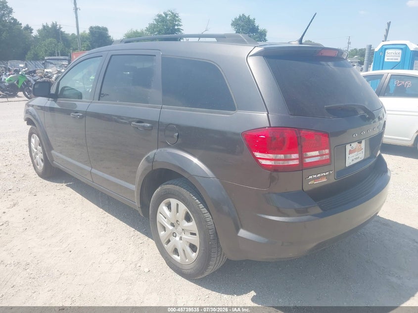 Vin: 3c4pdcab8ht524919, lot: 46238239, dodge journey se 20173