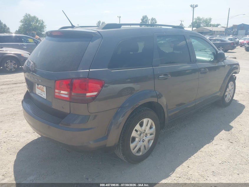 Vin: 3c4pdcab8ht524919, lot: 46238239, dodge journey se 20174