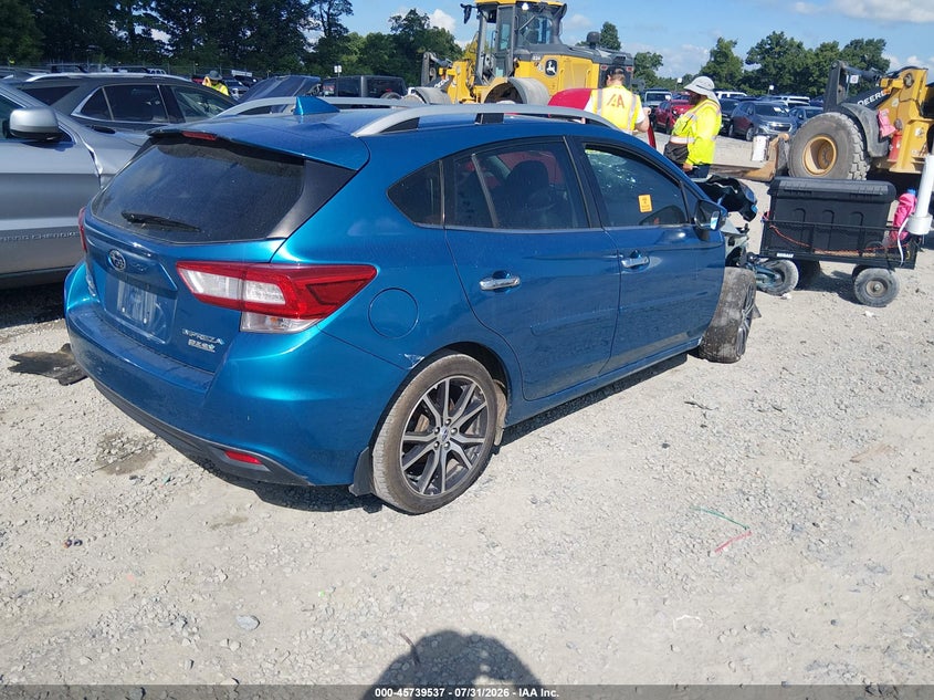 Vin: 4s3gtan67h3707602, lot: 46238241, subaru impreza 2.0i limited 20174