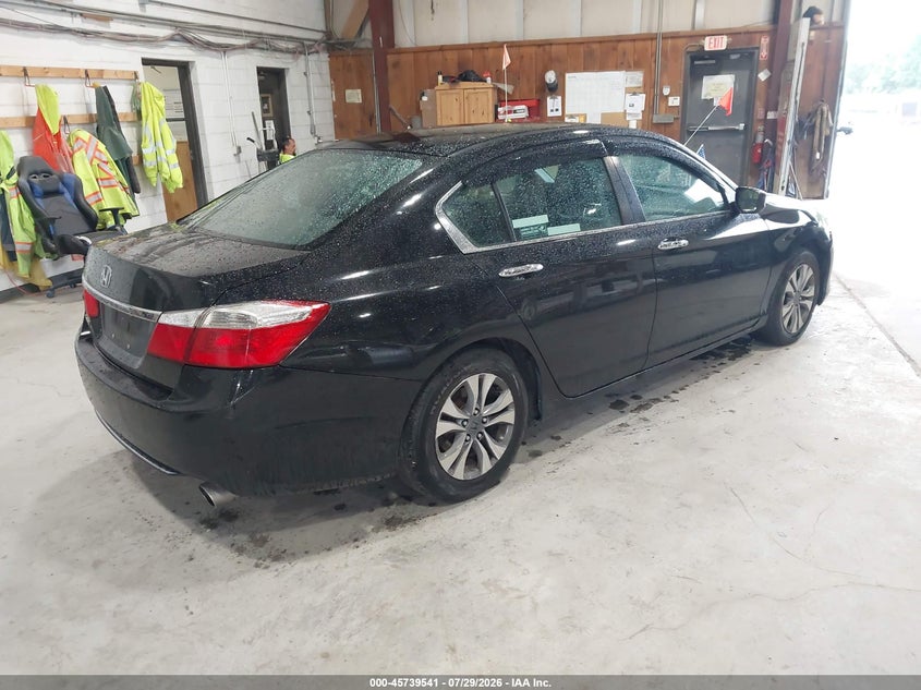 Vin: 1hgcr2f3xea258089, lot: 46238245, honda accord lx 20144