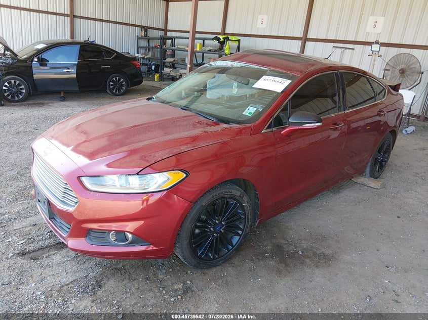 2016 Ford Fusion, Правый бок, IAAI, VIN 3FA6P0HDXGR266946 — фото 2