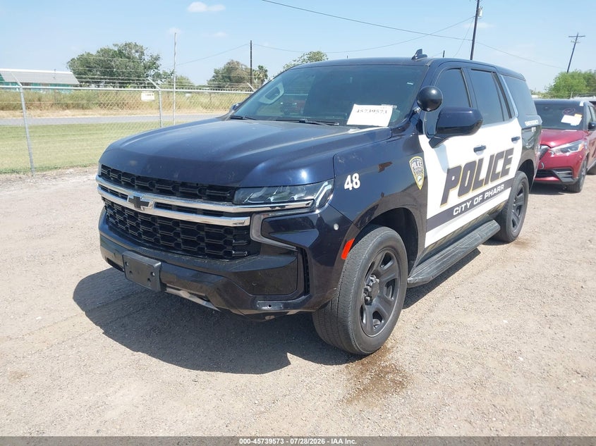 Vin: 1gnscled2nr219971, lot: 46238277, chevrolet tahoe 2wd commercial fleet 20222