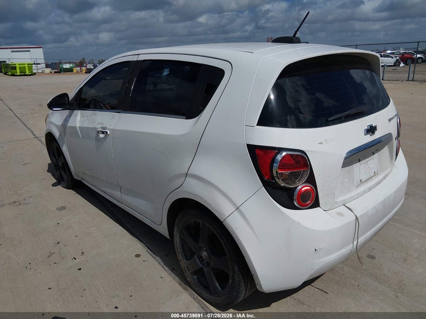 Vin: 1g1je6sb8f4101708, lot: 46238295, chevrolet sonic ltz auto 20153