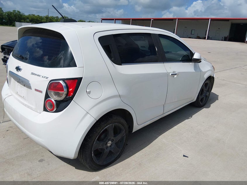 Vin: 1g1je6sb8f4101708, lot: 46238295, chevrolet sonic ltz auto 20154