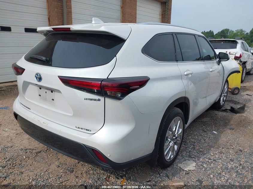 Vin: 5tdxbrch7rs643504, lot: 46238308, toyota highlander hybrid limited 20244