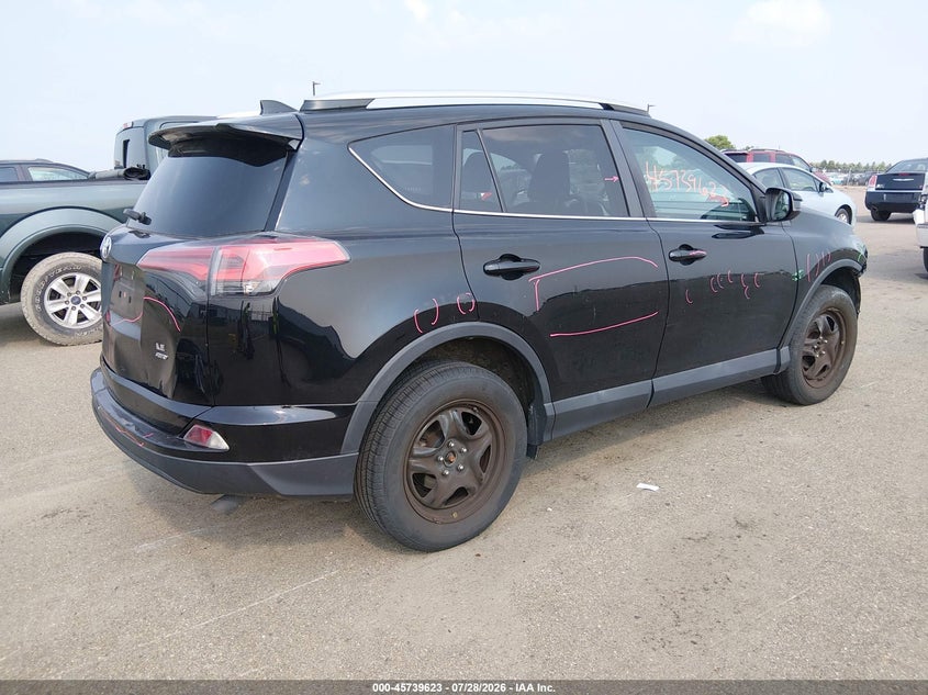 Vin: 2t3bfrev8gw526625, lot: 46238326, toyota rav4 le 20164