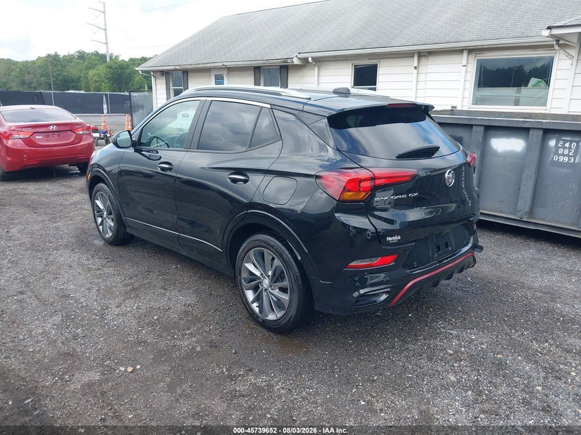 Vin: kl4mmds22mb094656, lot: 46238356, buick encore gx fwd select 20213