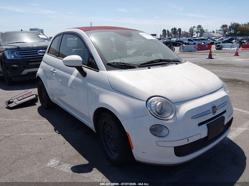 FIAT 500C 2013 VIN 3C3CFFDR9DT674376