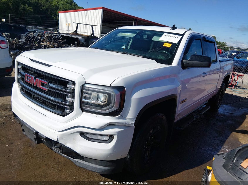 Vin: 3gtu2nec0gg355493, lot: 46238415, gmc sierra 1500 slt 20162