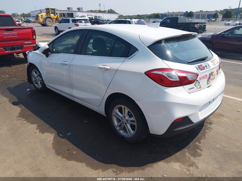 Vin: 3g1be6sm3js539549, lot: 46238422, chevrolet cruze lt auto 20183